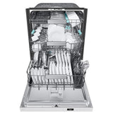 Samsung DW90F89T0UMTAA Dishwasher, 24 inch Exterior Width, 38 dB Decibel Level, Fully Integrated, Stainless Interior, 10 Wash Cycles, 16 Capacity (Place Settings), 3 Loading Racks, Wifi Enabled, Matt Black Steel colour