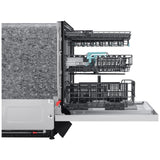 Samsung DW90F89T0U12AA Dishwasher, 24 inch Exterior Width, 38 dB Decibel Level, Fully Integrated, Stainless Interior, 10 Wash Cycles, 16 Capacity (Place Settings), 3 Loading Racks, Wifi Enabled, White colour