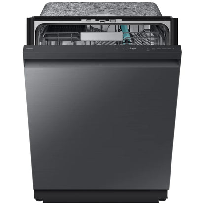 Samsung DW90F89T0UMTAA Dishwasher, 24 inch Exterior Width, 38 dB Decibel Level, Fully Integrated, Stainless Steel (Interior), 10 Wash Cycles, 16 Capacity (Place Settings), Wifi Enabled, Matt Black Steel colour