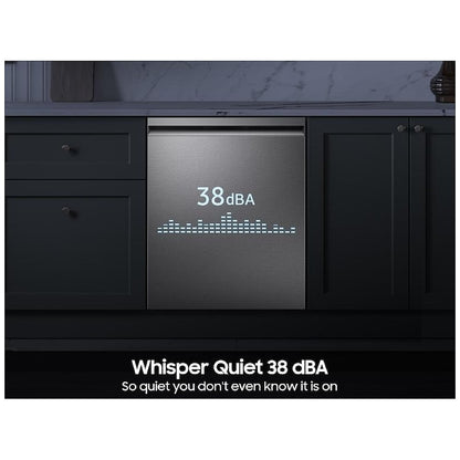 Samsung DW90F89T0USRAA Dishwasher, 24 inch Exterior Width, 38 dB Decibel Level, Fully Integrated, Stainless Steel (Interior), 10 Wash Cycles, 16 Capacity (Place Settings), Wifi Enabled, Stainless Steel colour