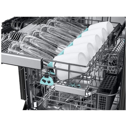 Samsung DW90F89T0USRAA Dishwasher, 24 inch Exterior Width, 38 dB Decibel Level, Fully Integrated, Stainless Steel (Interior), 10 Wash Cycles, 16 Capacity (Place Settings), Wifi Enabled, Stainless Steel colour