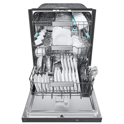 Samsung DW90F89T0USRAA Dishwasher, 24 inch Exterior Width, 38 dB Decibel Level, Fully Integrated, Stainless Steel (Interior), 10 Wash Cycles, 16 Capacity (Place Settings), Wifi Enabled, Stainless Steel colour