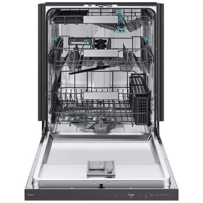 Samsung DW90F89T0USRAA Dishwasher, 24 inch Exterior Width, 38 dB Decibel Level, Fully Integrated, Stainless Steel (Interior), 10 Wash Cycles, 16 Capacity (Place Settings), Wifi Enabled, Stainless Steel colour