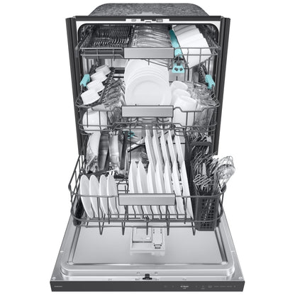 Samsung DW90F89T0USRAA Dishwasher, 24 inch Exterior Width, 38 dB Decibel Level, Fully Integrated, Stainless Steel (Interior), 10 Wash Cycles, 16 Capacity (Place Settings), Wifi Enabled, Stainless Steel colour