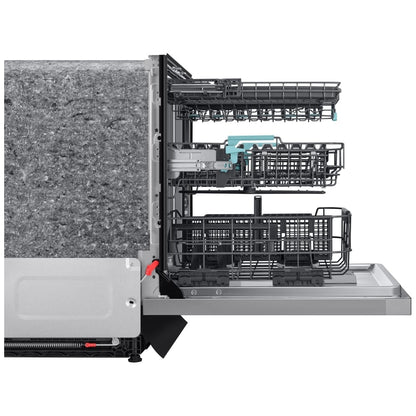Samsung DW90F89T0USRAA Dishwasher, 24 inch Exterior Width, 38 dB Decibel Level, Fully Integrated, Stainless Steel (Interior), 10 Wash Cycles, 16 Capacity (Place Settings), Wifi Enabled, Stainless Steel colour