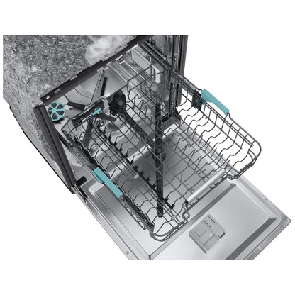 Samsung DW90F89T0USRAA Dishwasher, 24 inch Exterior Width, 38 dB Decibel Level, Fully Integrated, Stainless Steel (Interior), 10 Wash Cycles, 16 Capacity (Place Settings), Wifi Enabled, Stainless Steel colour