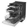 LG LDNTH862S Dishwasher 24" Smart Hidden Top Control Dishwasher, QuadWash™ Pro, TrueSteam™ and Dynamic Heat Dry™ w/AutoVent Dry™