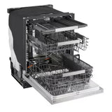 LG LDNPM654S Dishwasher 24" Top Control QuadWash Pro 3 Racks 44 dBA
