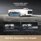 Dreame Aqua10 Ultra Roller Robot Vacuum & Mop for Multi-Surface with 30KPa Suction, Extending Roller Mop, Heat-Wash & Dry, Carpet Guard, LiDAR