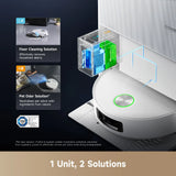 Dreame Aqua10 Ultra Roller Robot Vacuum & Mop for Multi-Surface with 30KPa Suction, Extending Roller Mop, Heat-Wash & Dry, Carpet Guard, LiDAR