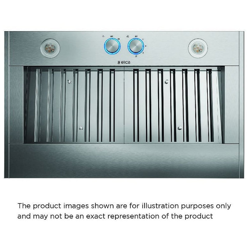 Elica EAR146S4 Cabinet Insert, 48 inch Exterior Width, 1,200 CFM, LED, Baffle Filter, Stainless Steel colour