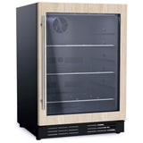 Elica EBS51PR1 Compact Beverage Center Under Counter Refrigeration, 24 inch Width, Custom Panel Ready, 4.8 cu. ft. Capacity, Panel Ready