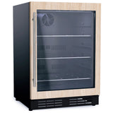 Elica EBS51PR1 Compact Beverage Center Under Counter Refrigeration, 24 inch Width, Custom Panel Ready, 4.8 cu. ft. Capacity, Panel Ready