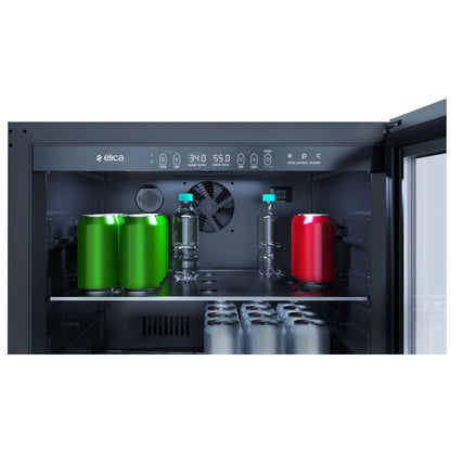 Elica EBS52SS1 Under Counter Wine Refrigeration, 24 inch Width, 14 Wine Bottle Capacity, Stainless Steel