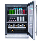 Elica EBS52SS1 Under Counter Wine Refrigeration, 24 inch Width, 14 Wine Bottle Capacity, Stainless Steel