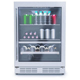 Elica EBS52SS1 Under Counter Wine Refrigeration, 24 inch Width, 14 Wine Bottle Capacity, Stainless Steel
