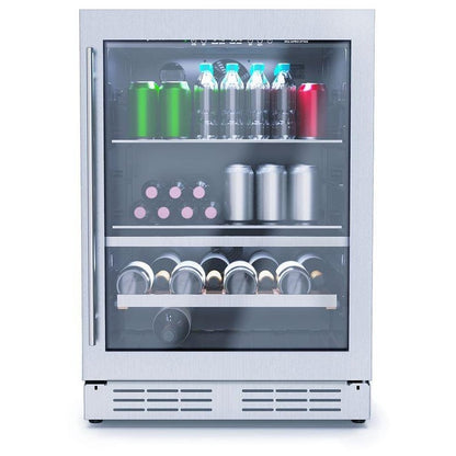 Elica EBS52SS1 Under Counter Wine Refrigeration, 24 inch Width, 14 Wine Bottle Capacity, Stainless Steel