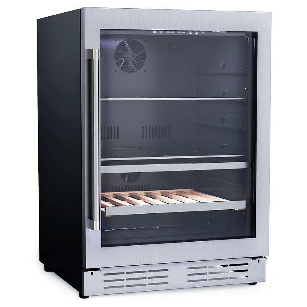 Elica EBS52SS1 Under Counter Wine Refrigeration, 24 inch Width, 14 Wine Bottle Capacity, Stainless Steel
