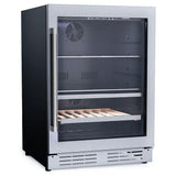 Elica EBS52SS1 Under Counter Wine Refrigeration, 24 inch Width, 14 Wine Bottle Capacity, Stainless Steel