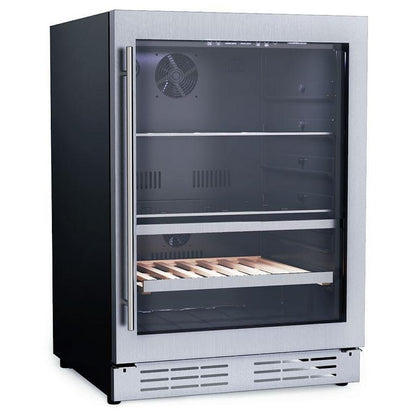 Elica EBS52SS1 Under Counter Wine Refrigeration, 24 inch Width, 14 Wine Bottle Capacity, Stainless Steel