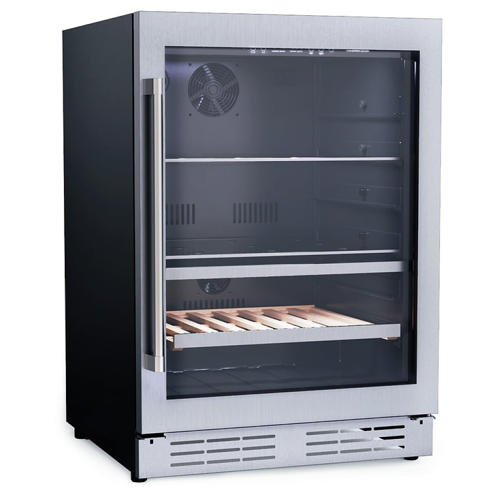 Elica EBS52SS1 Under Counter Wine Refrigeration, 24 inch Width, 14 Wine Bottle Capacity, Stainless Steel