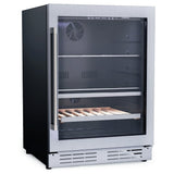 Elica EBS52SS1 Under Counter Wine Refrigeration, 24 inch Width, 14 Wine Bottle Capacity, Stainless Steel