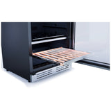 Elica EBS52SS1 Under Counter Wine Refrigeration, 24 inch Width, 14 Wine Bottle Capacity, Stainless Steel