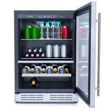 Elica EBS52SS1 Under Counter Wine Refrigeration, 24 inch Width, 14 Wine Bottle Capacity, Stainless Steel