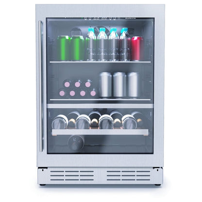 Elica EBS52SS1 Under Counter Wine Refrigeration, 24 inch Width, 14 Wine Bottle Capacity, Stainless Steel