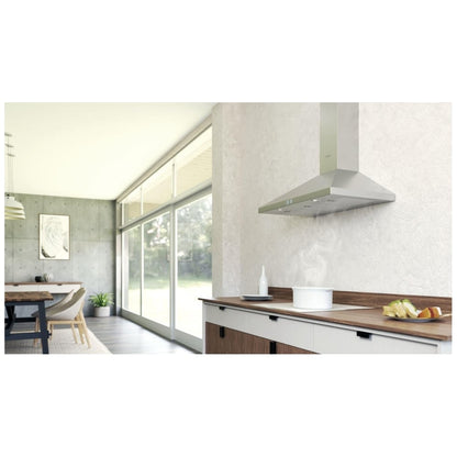 Elica EBS636SS Wall Mount Range Hood, 36 inch Exterior Width, Chimney, 4, 600 CFM
