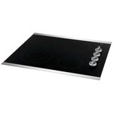 Electrolux ECCE242CAS Electric Cooktop, 24 inch Exterior Width, 4 Burners, 2,200 W Highest Element, Stainless Steel colour