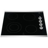 Electrolux ECCE242CAS Electric Cooktop, 24 inch Exterior Width, 4 Burners, 2,200 W Highest Element, Stainless Steel colour