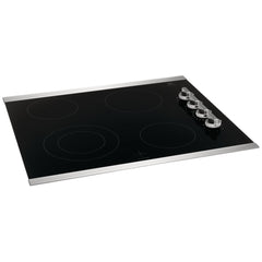 Electrolux ECCE242CAS Electric Cooktop, 24 inch Exterior Width, 4 Burners, 2,200 W Highest Element, Stainless Steel colour