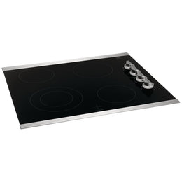 Electrolux ECCE242CAS Electric Cooktop, 24 inch Exterior Width, 4 Burners, 2,200 W Highest Element, Stainless Steel colour