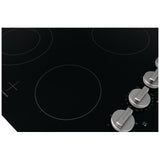 Electrolux ECCE242CAS Electric Cooktop, 24 inch Exterior Width, 4 Burners, 2,200 W Highest Element, Stainless Steel colour