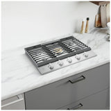 Electrolux ECCG3068AS Gas Cooktop, 30 inch Exterior Width, 5 Burners, 20,000 BTU Highest Burner, Stainless Steel colour