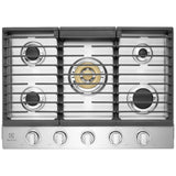 Electrolux ECCG3068AS Gas Cooktop, 30 inch Exterior Width, 5 Burners, 20,000 BTU Highest Burner, Stainless Steel colour