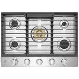 Electrolux ECCG3068AS Gas Cooktop, 30 inch Exterior Width, 5 Burners, 20,000 BTU Highest Burner, Stainless Steel colour