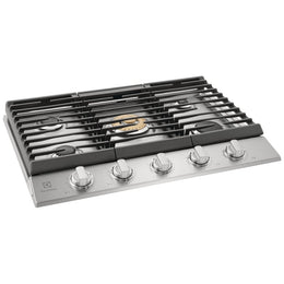 Electrolux ECCG3068AS Gas Cooktop, 30 inch Exterior Width, 5 Burners, 20,000 BTU Highest Burner, Stainless Steel colour