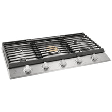 Electrolux ECCG3668AS Gas Cooktop, 36 inch Exterior Width, 5 Burners, 20,000 BTU Highest Burner, Stainless Steel colour