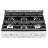 Electrolux ECCG3672AS Gas Cooktop, 36 inch Exterior Width, 6 Burners, 18,000 BTU Highest Burner, Stainless Steel colour