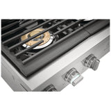 Electrolux ECCG3672AS Gas Cooktop, 36 inch Exterior Width, 6 Burners, 18,000 BTU Highest Burner, Stainless Steel colour