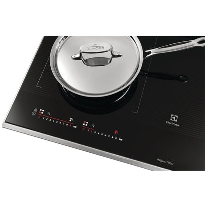 Electrolux ECCI3068AS Induction Cooktop, 30" Black/Stainless Steel, 4 Burners, 3600W