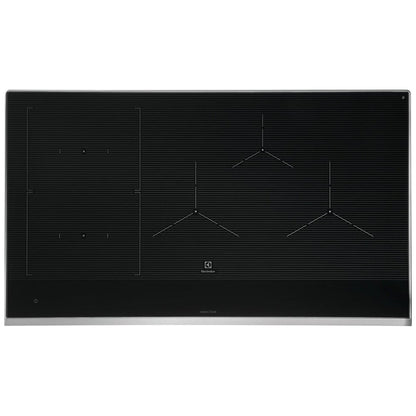 Electrolux ECCI3668AS Induction Cooktop, 36 inch Exterior Width, 5 Burners, 3600 Highest Burner Element (Watts), Black / Stainless Steel colour