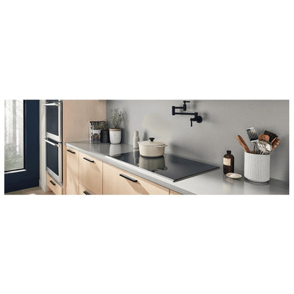 Electrolux ECCI3668AS Induction Cooktop, 36 inch Exterior Width, 5 Burners, 3600 Highest Burner Element (Watts), Black / Stainless Steel colour