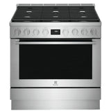 Electrolux ECFD3668AS Dual Fuel Range, 4.4 cu. ft. Capacity, 36 inch Exterior Width, True Convection, 6 Burners, Manual Clean, Stainless Steel colour