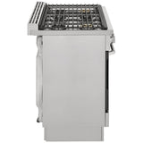 Electrolux ECFD3668AS Dual Fuel Range, 4.4 cu. ft. Capacity, 36 inch Exterior Width, True Convection, 6 Burners, Manual Clean, Stainless Steel colour