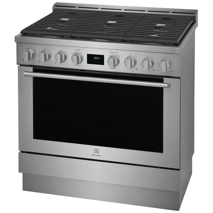 Electrolux ECFG3668AS Gas Range, 4.4 cu. ft. Capacity, 36 inch Exterior Width