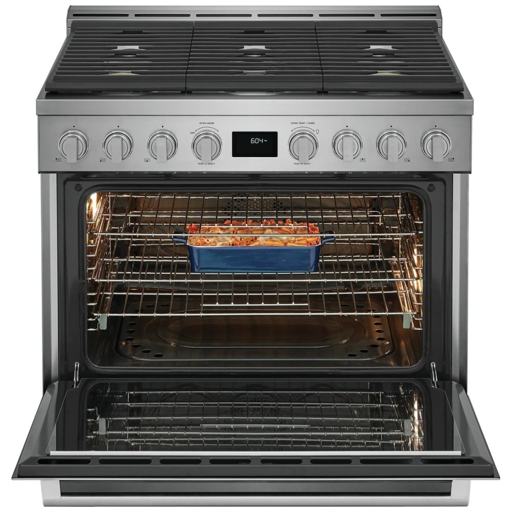 Electrolux ECFG3668AS Gas Range, 4.4 cu. ft. Capacity, 36 inch Exterior Width