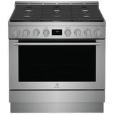 Electrolux ECFG3668AS Gas Range, 4.4 cu. ft. Capacity, 36 inch Exterior Width, Manual Clean, True Convection, 6 Burners, 18,000 BTU Highest Burner, Stainless Steel colour